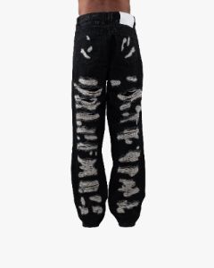DISTRESSED DENIM BLACK sold by vicinity