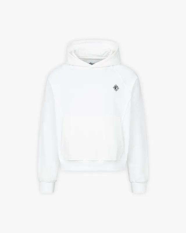 INSIDE OUT HOODIE WHITE sold by vicinity