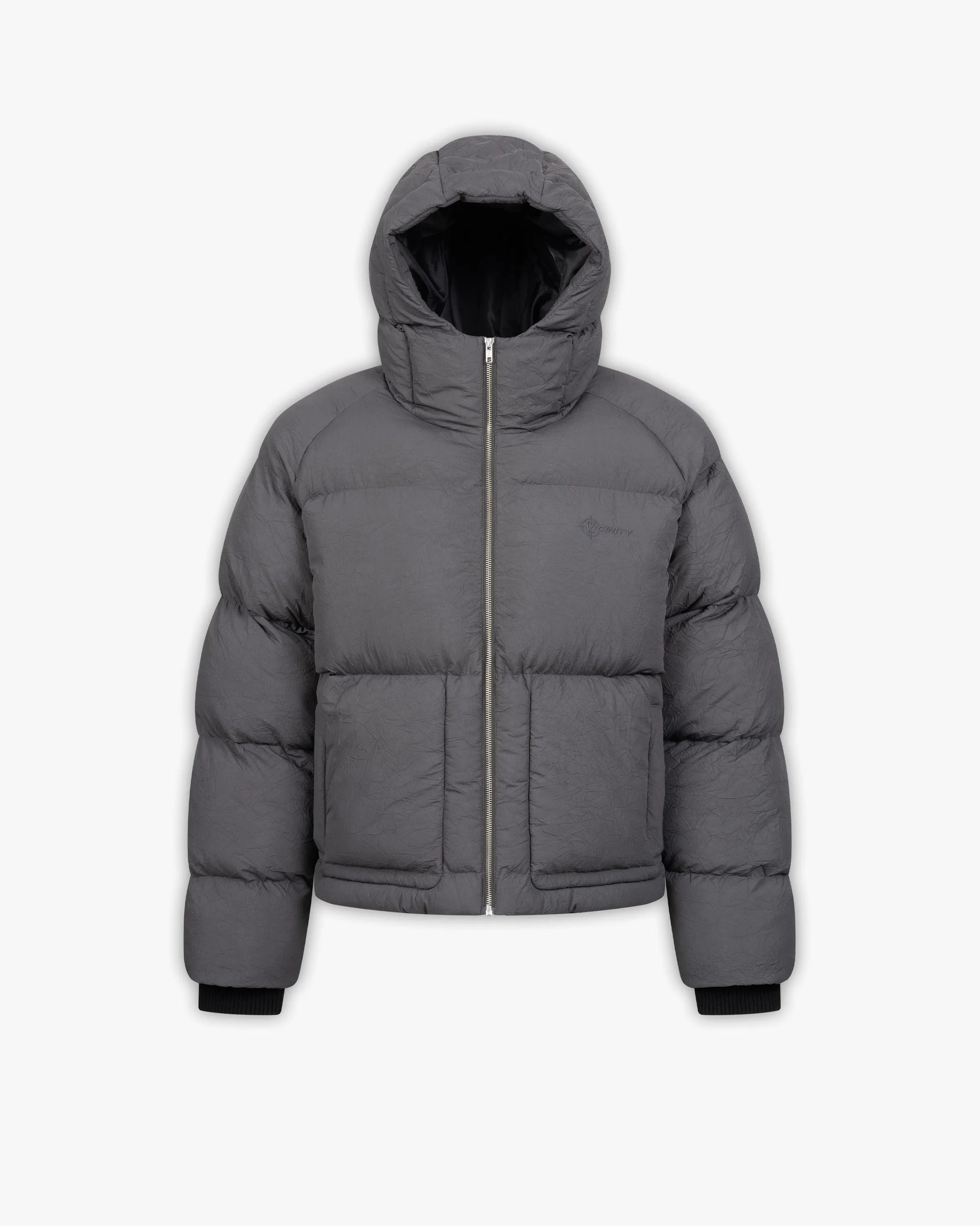 PUFFER JACKET DARK GREY sold by vicinity product image thumbnail 3