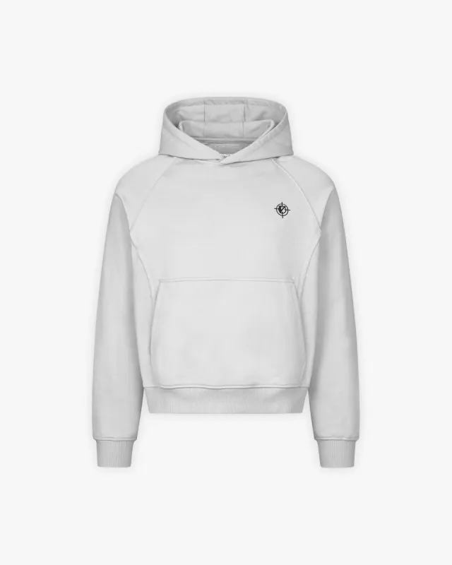 INSIDE OUT HOODIE LIGHT GREY sold by vicinity