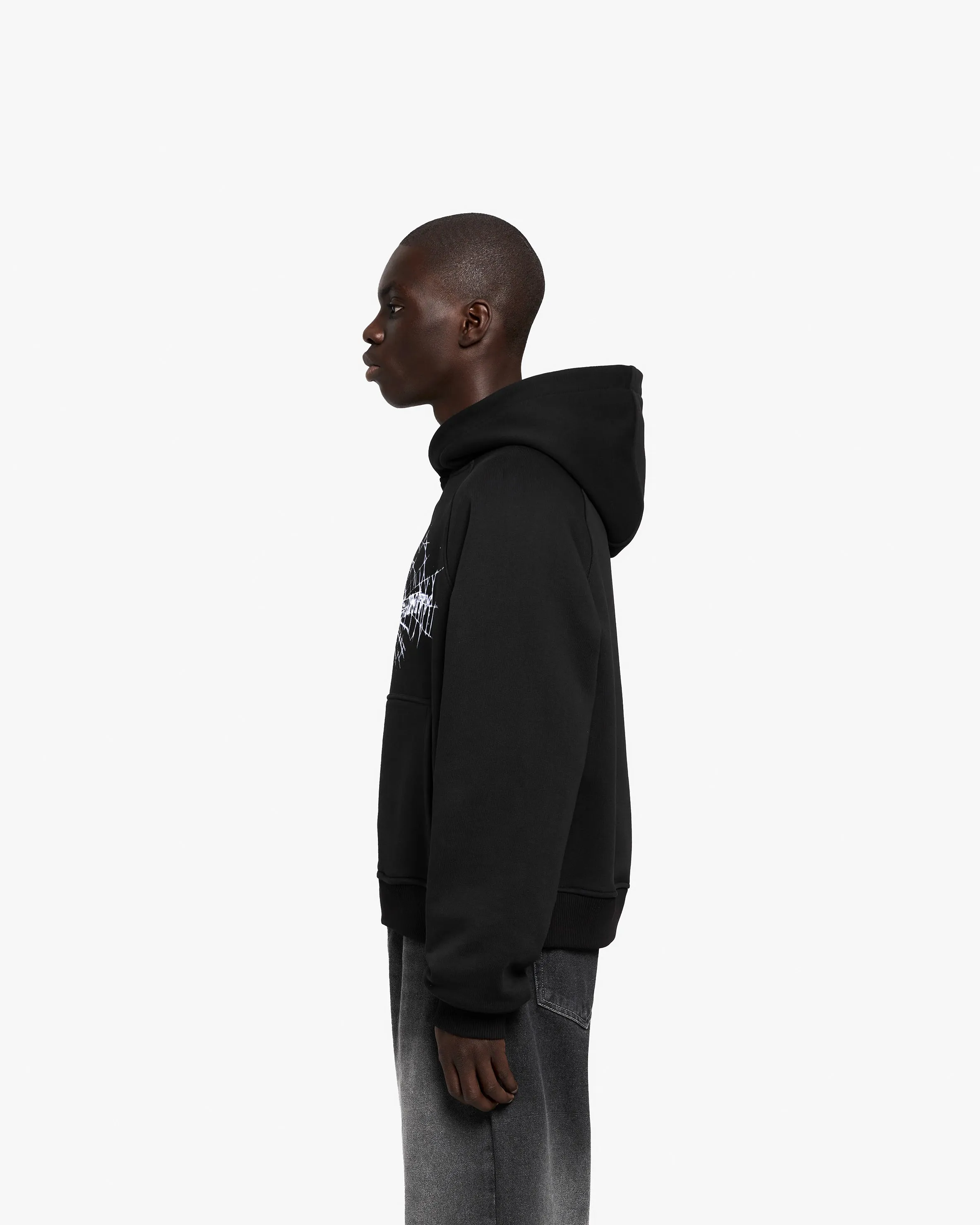 WEB LOGO HOODIE BLACK sold by vicinity product image thumbnail 5