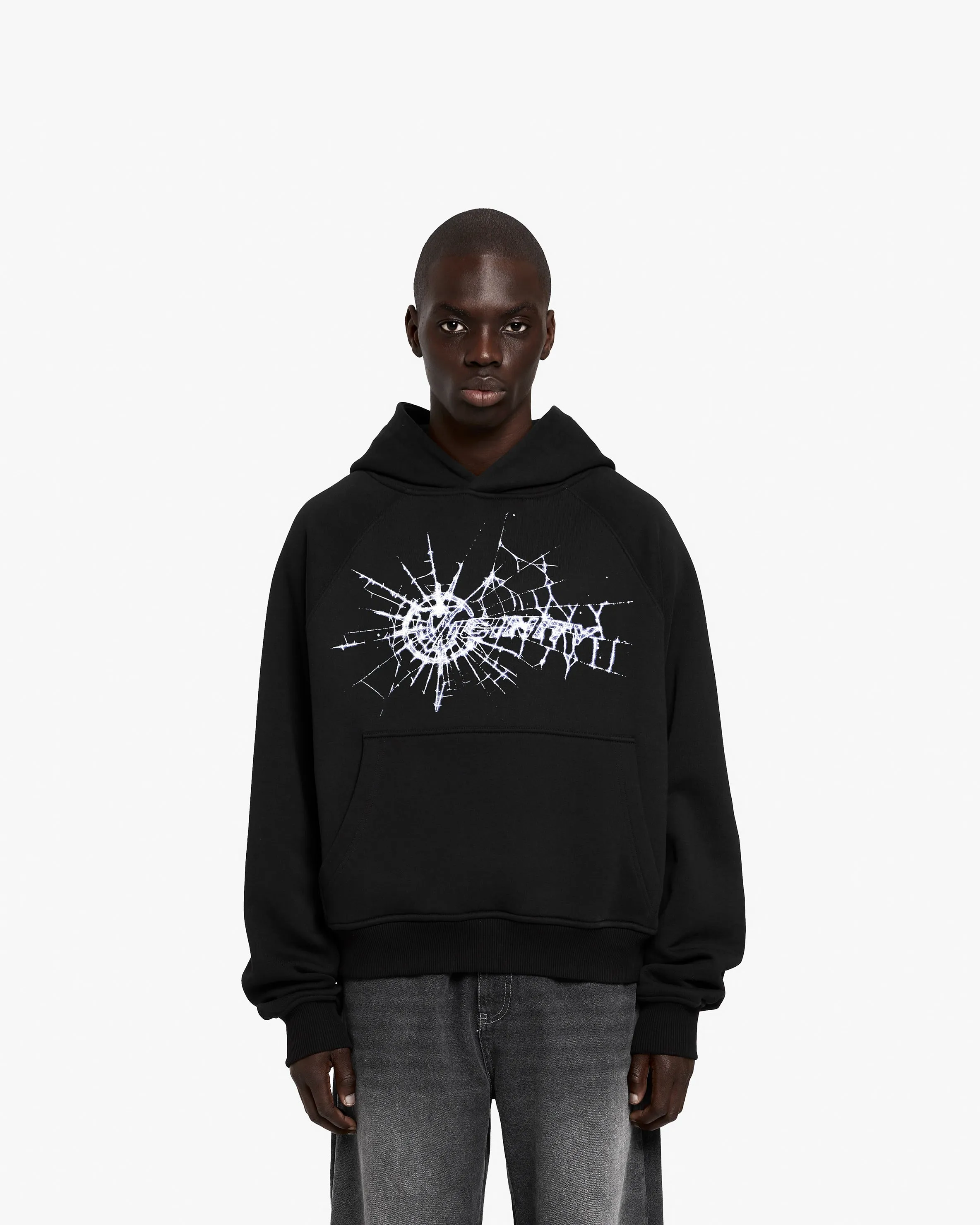 WEB LOGO HOODIE BLACK sold by vicinity product image thumbnail 2