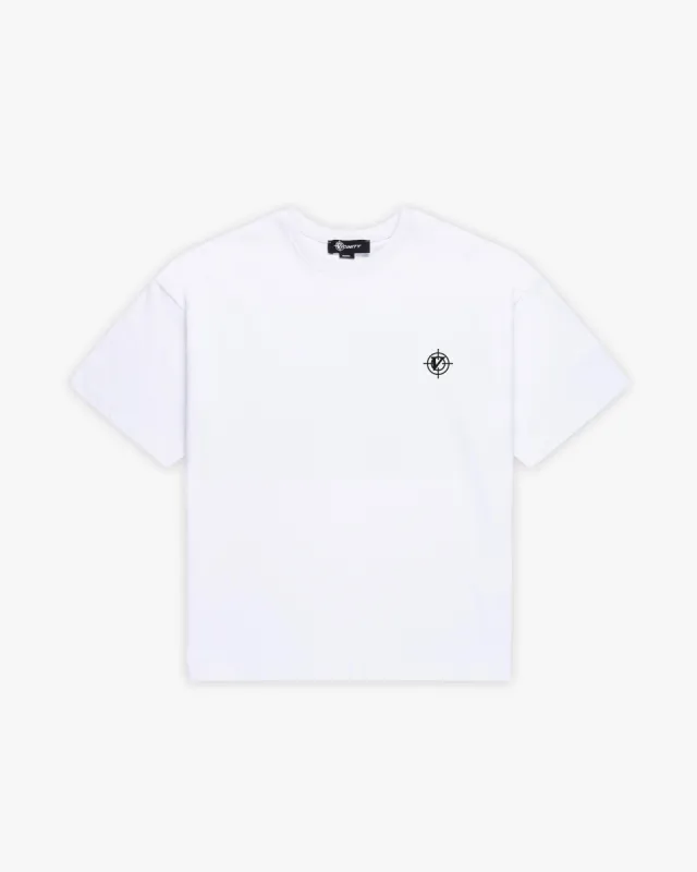 V-LOGO TEE WHITE sold by vicinity