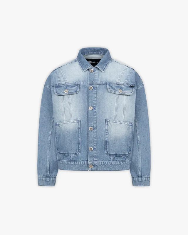 DENIM JACKET LIGHT BLUE sold by vicinity