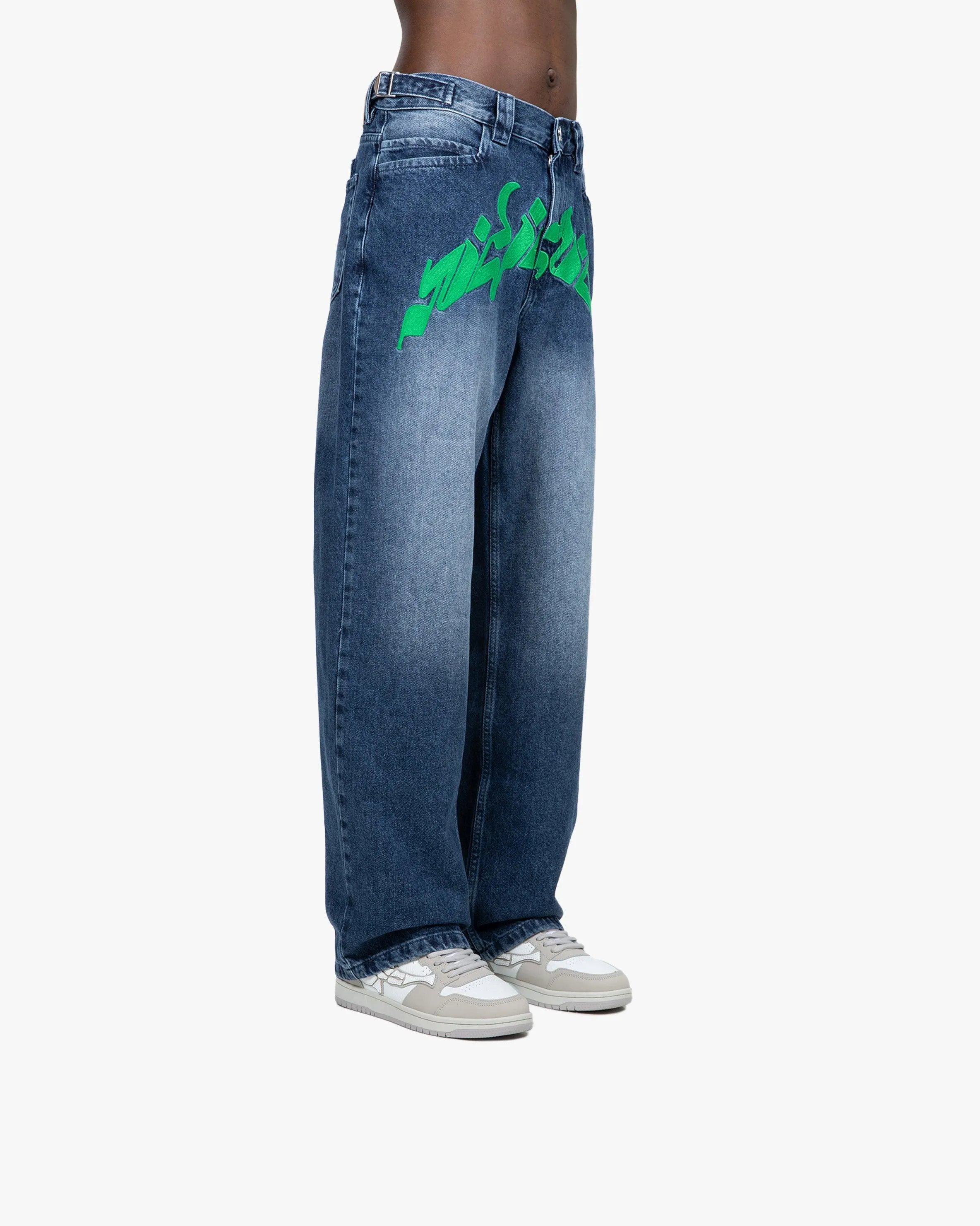 MIRAGE DENIM DARK BLUE / GREEN sold by vicinity product image thumbnail 3