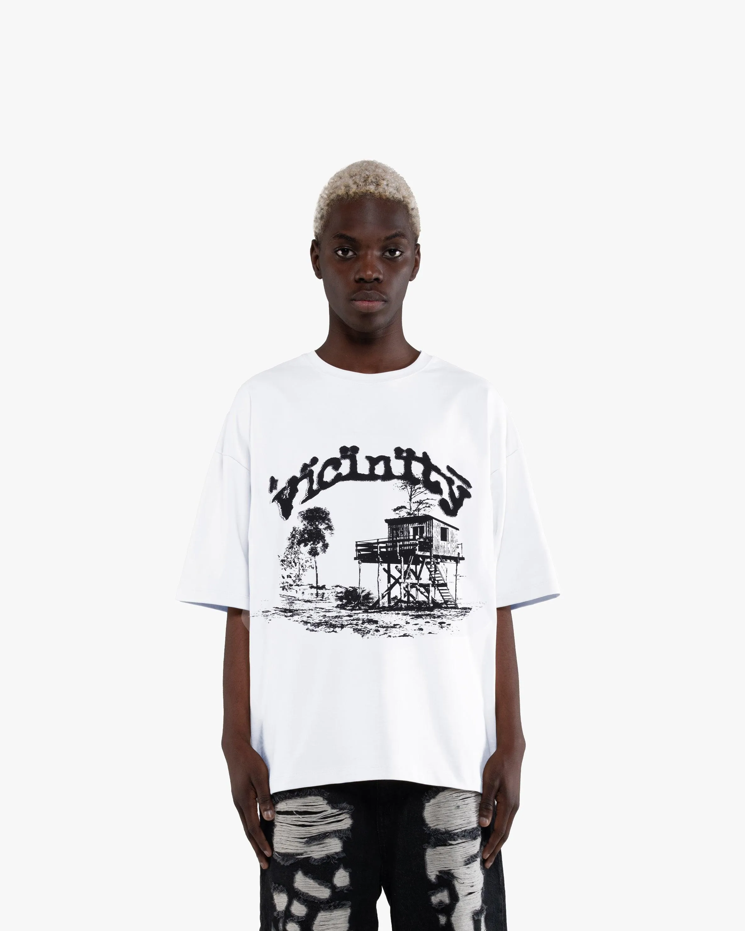 SHOOTING HOUSE TEE WHITE sold by vicinity product image thumbnail 2