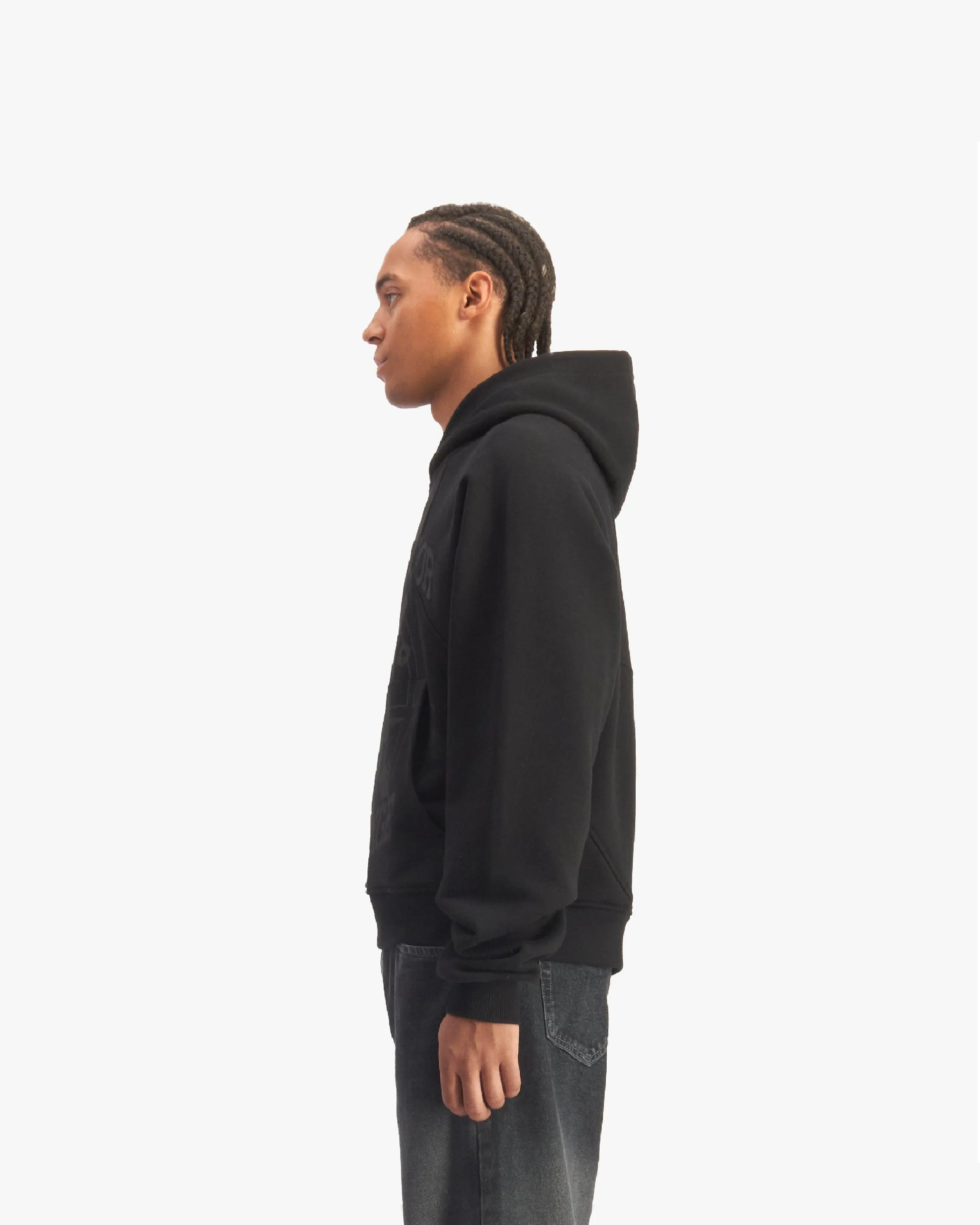 AKIMBO HOODIE BLACK sold by vicinity product image thumbnail 4