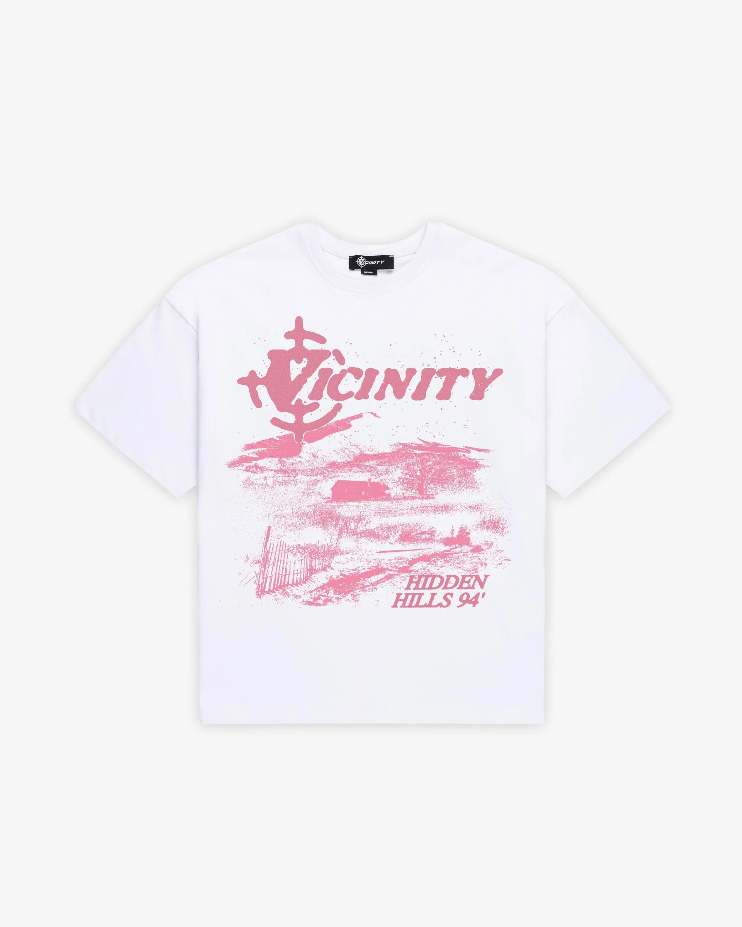 94 TEE PINK/WHITE sold by vicinity