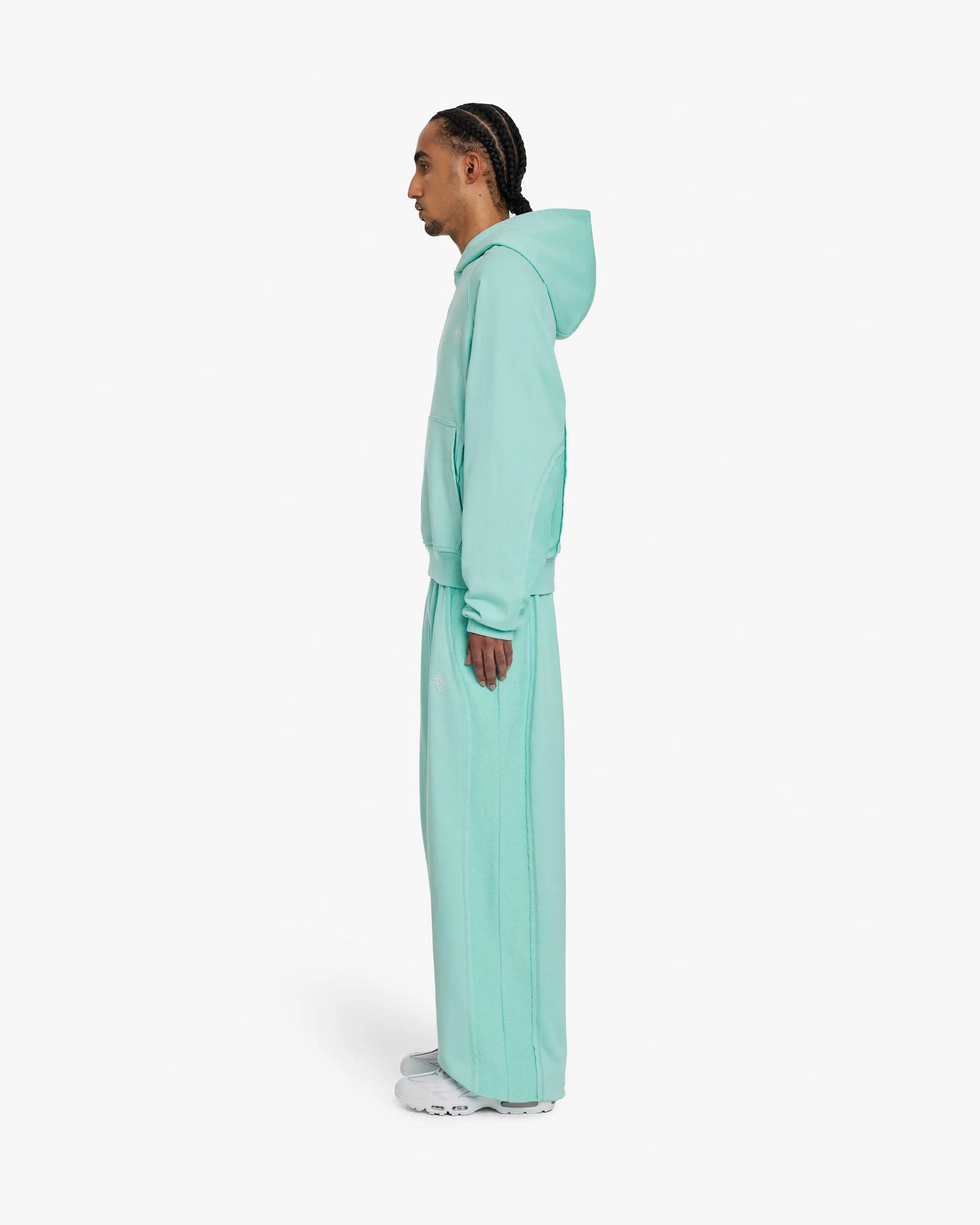 INSIDE OUT HOODIE TURQUOISE sold by vicinity product image thumbnail 5