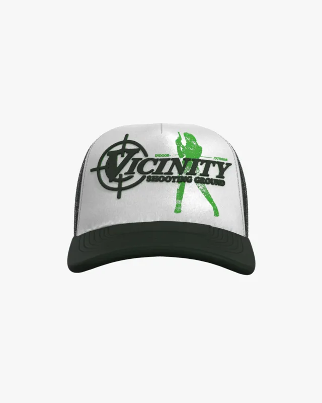 SHOOTING GROUND TRUCKER CAP GREEN sold by vicinity