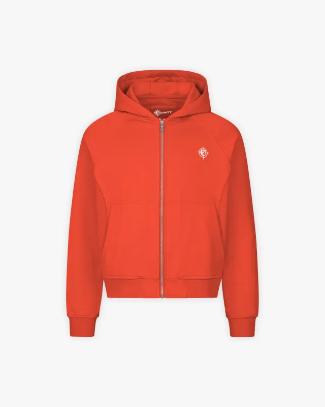 INSIDE OUT ZIP HOODIE STRAWBERRY sold by vicinity