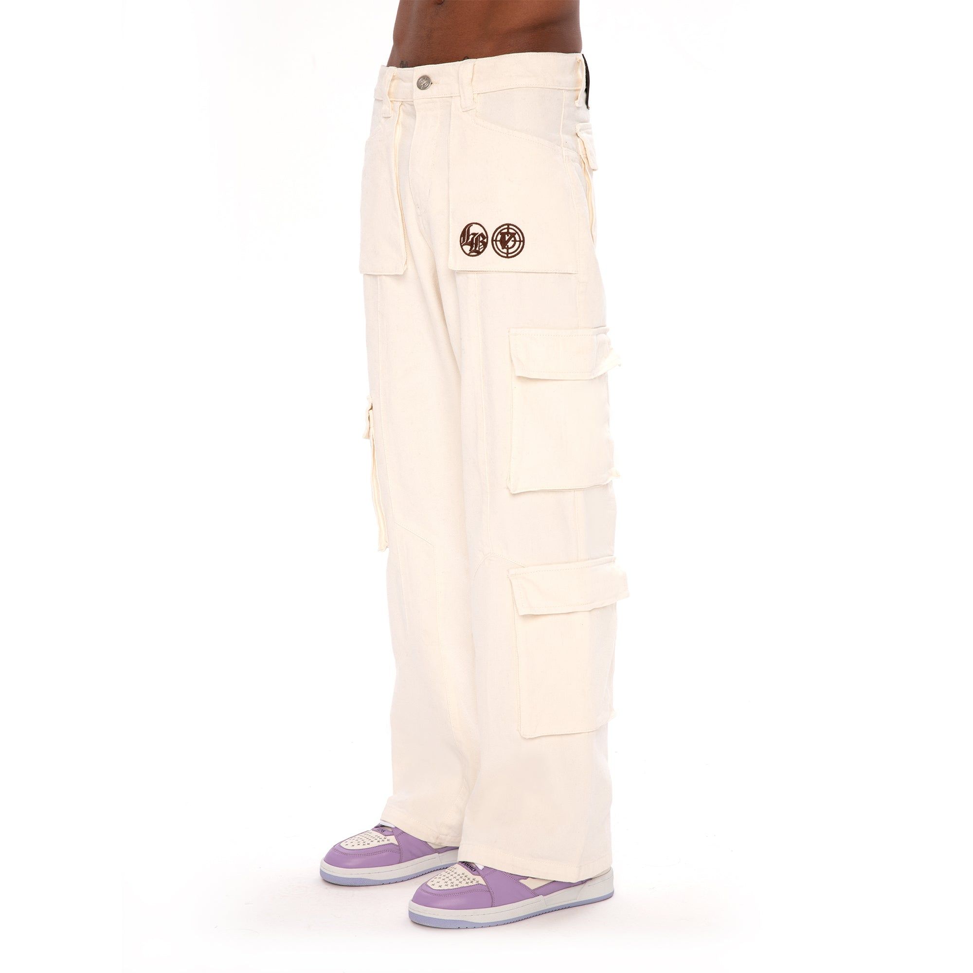 VICINITY X LOSTBOYS CARGOPANTS CREAMWHITE | Parallel