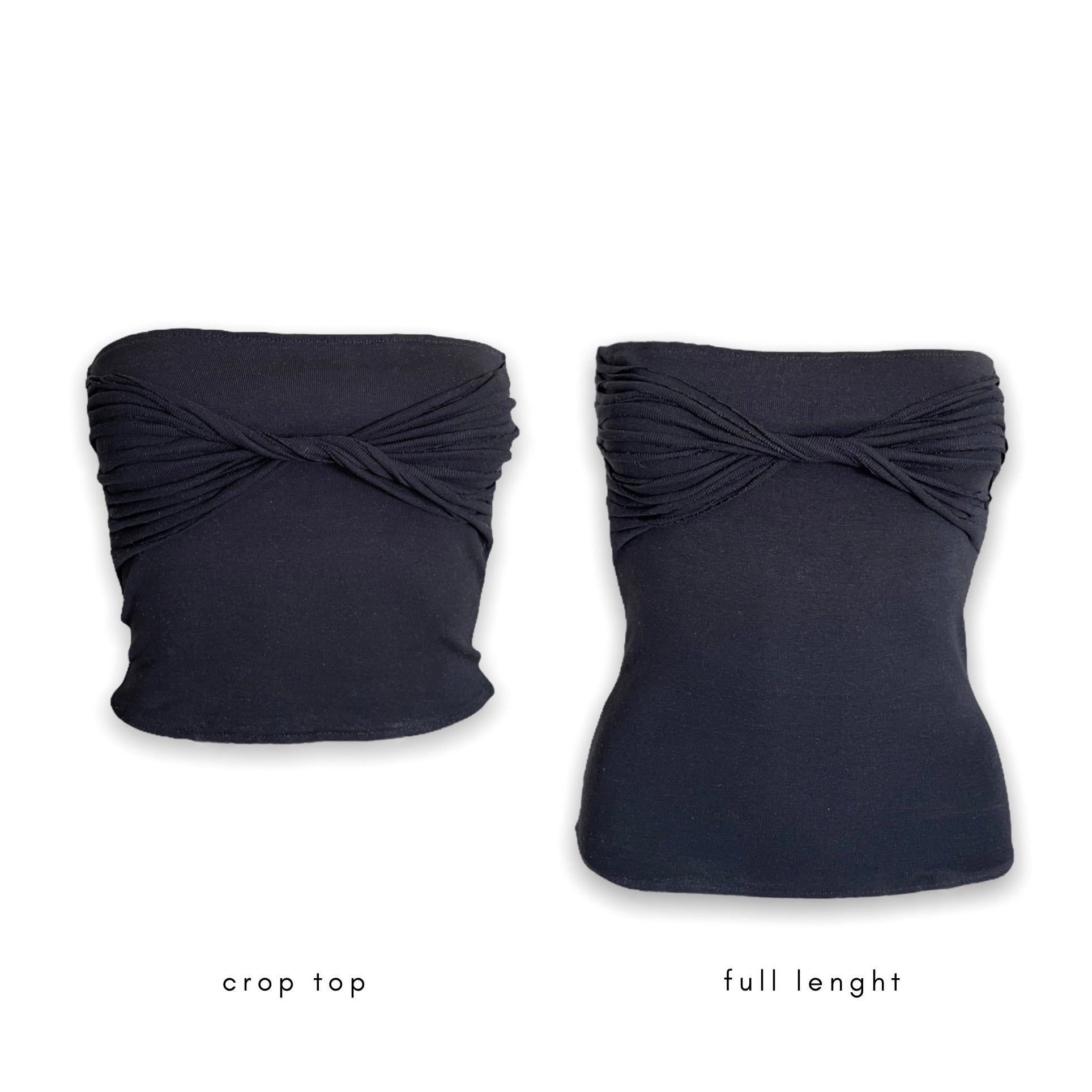 Swirl Tube Top Black sold by liatz product image thumbnail 2