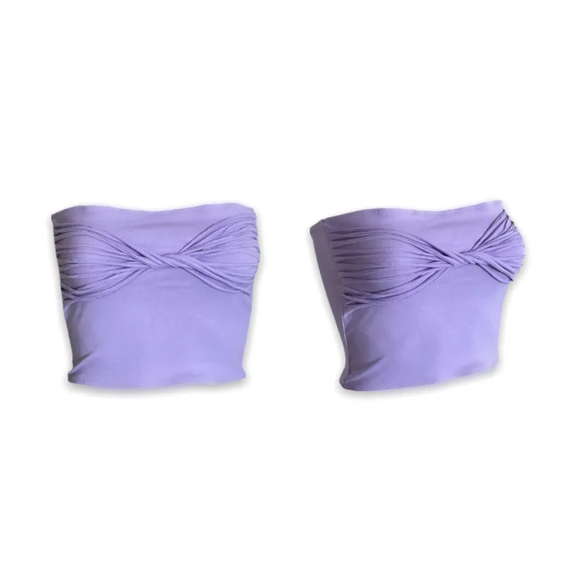 Swirl Tube Top Lilac sold by liatz