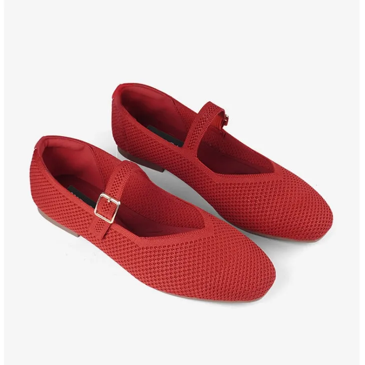 Maia Flatshoes in Red sold by INPACA product image thumbnail 2