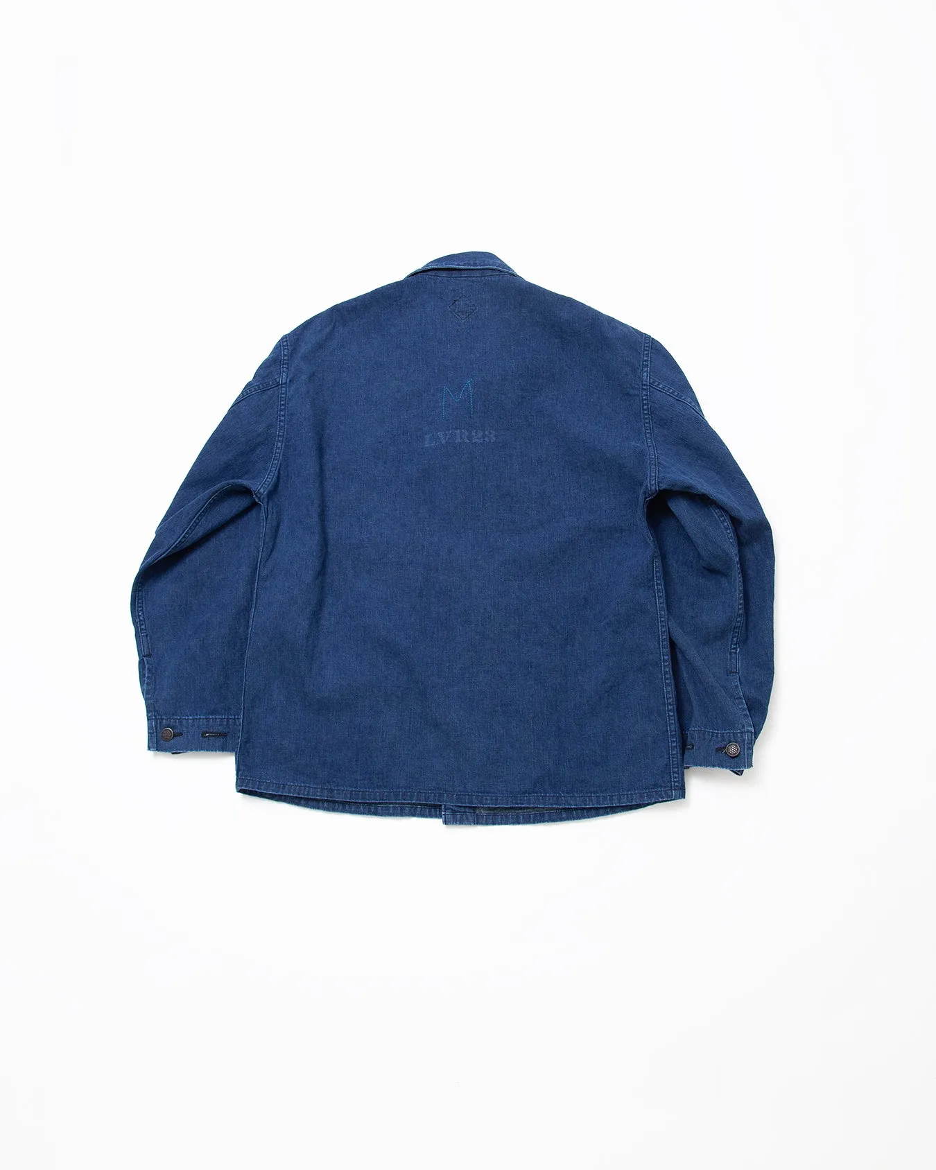 CSJ005 - N-3 JUMPER / Indigo Denim w/ Bio-wash sold by The Corona Utility product image thumbnail 2
