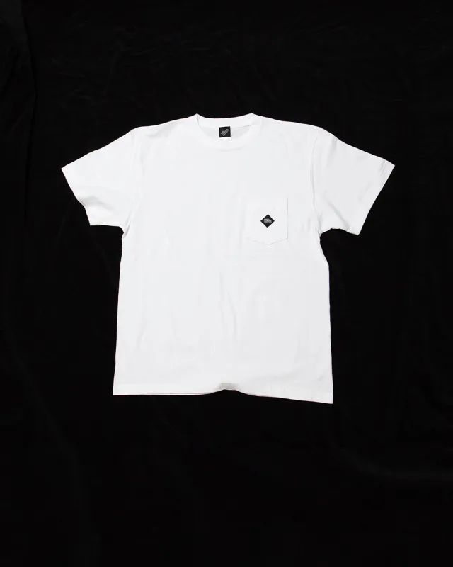 CT033 - LABEL POCKET TEE / White sold by The Corona Utility