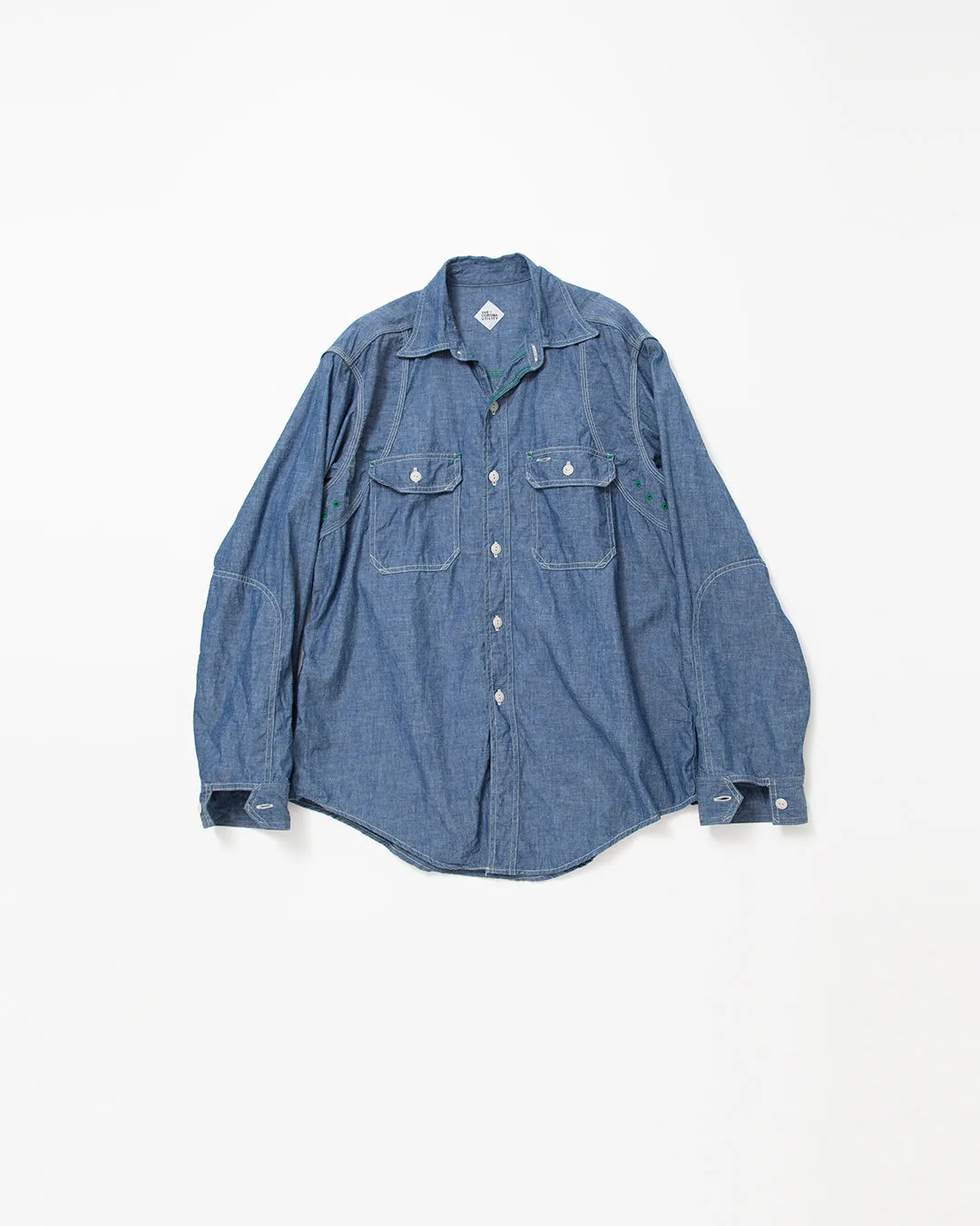 CS014 - CORONA・W-YOKE SHIRT / Blue Chambray sold by The Corona Utility