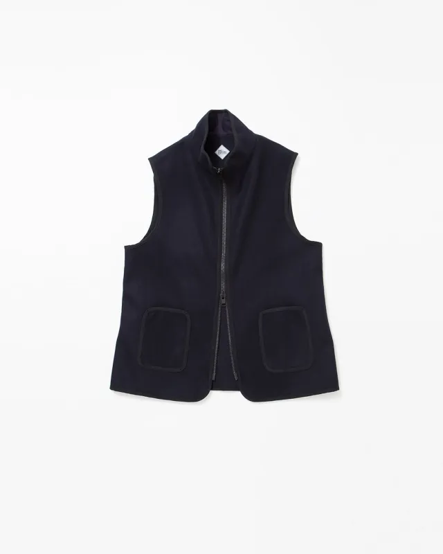 CV012・PISTACHIO VEST / Midnight Navy sold by The Corona Utility