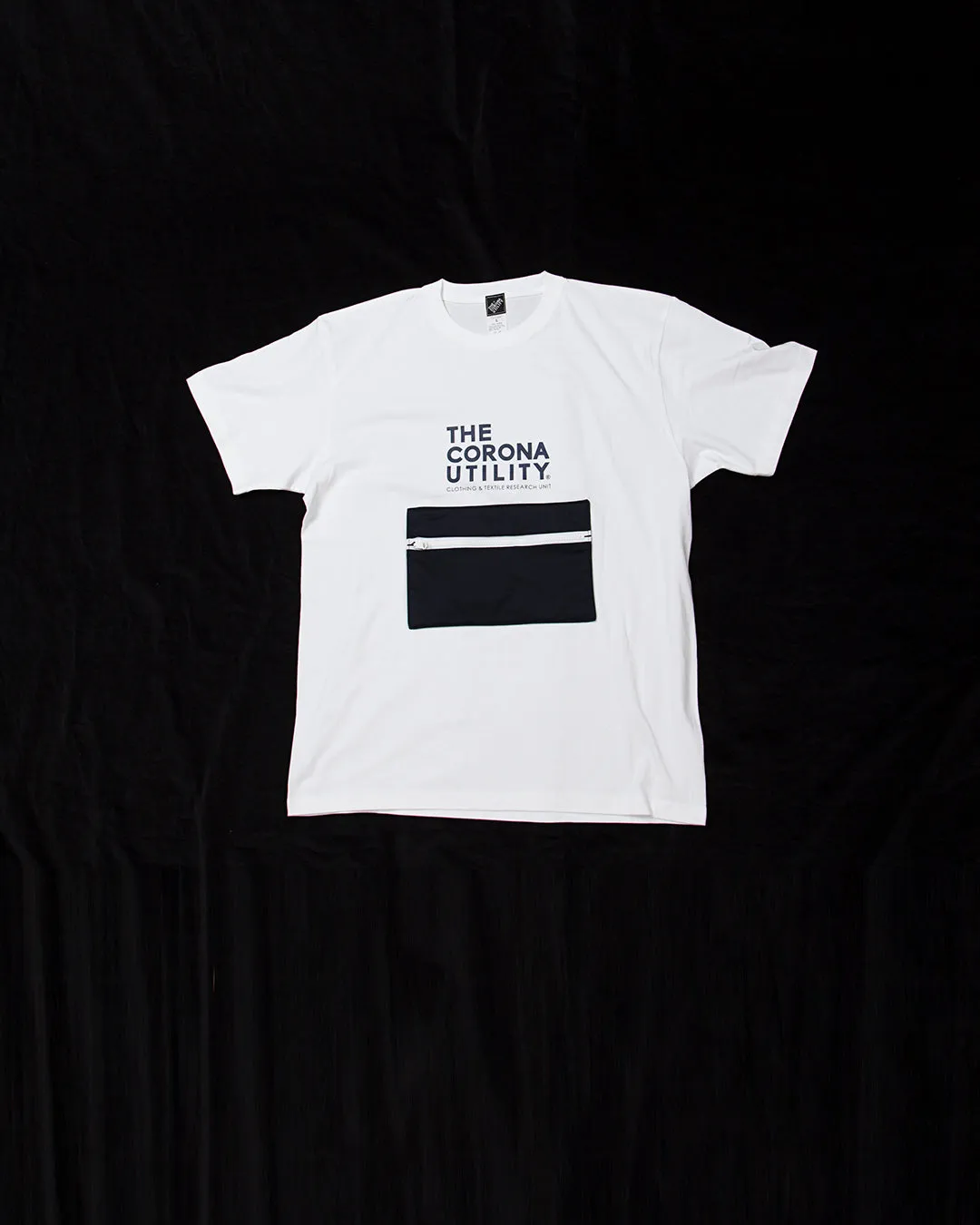 CT023・"BEACH ESSENTIAL" PACKABLE TEE / White sold by The Corona Utility