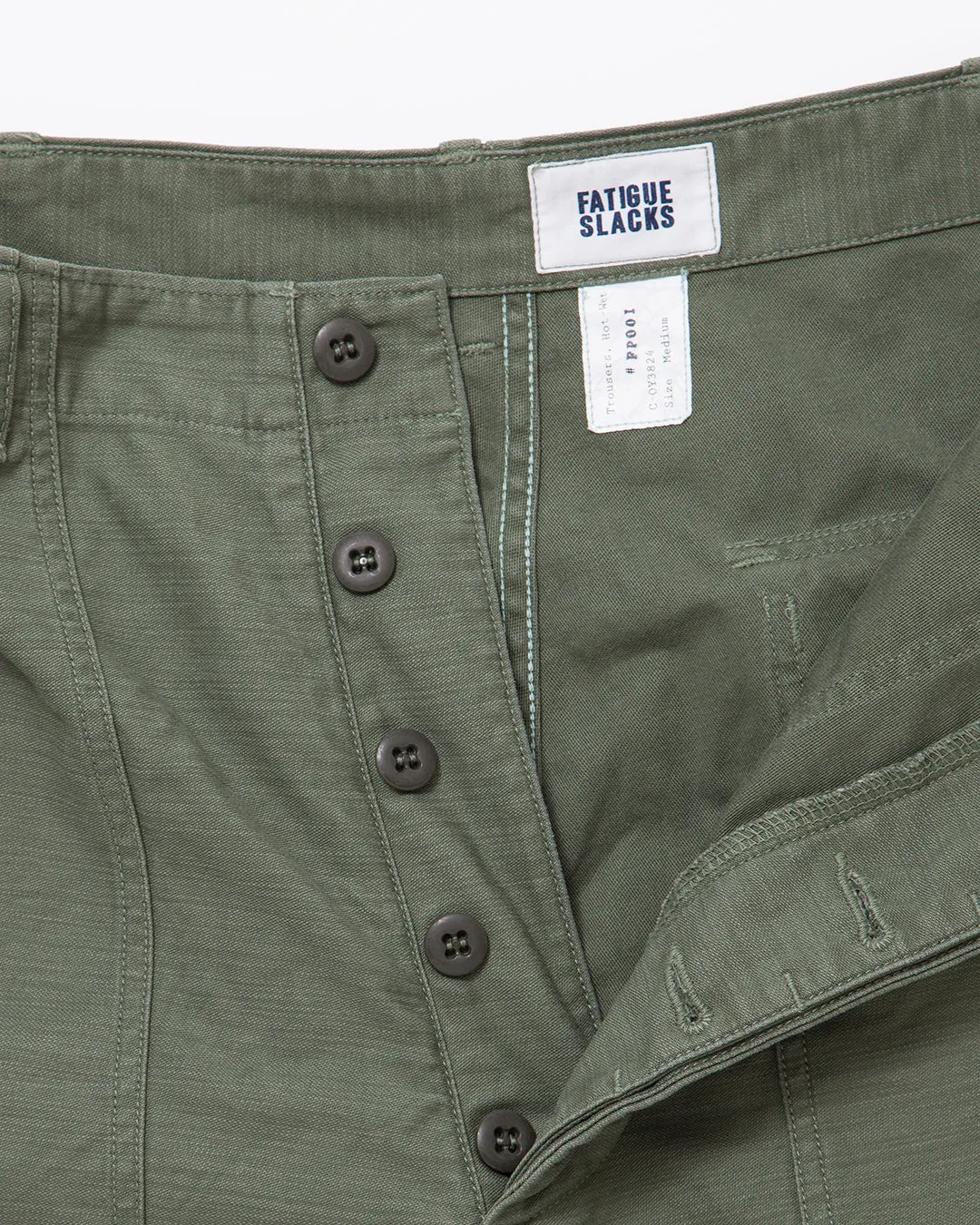 FP001・UTILITY SLACKS / Light OG w/ Bio-wash sold by The Corona Utility product image thumbnail 5