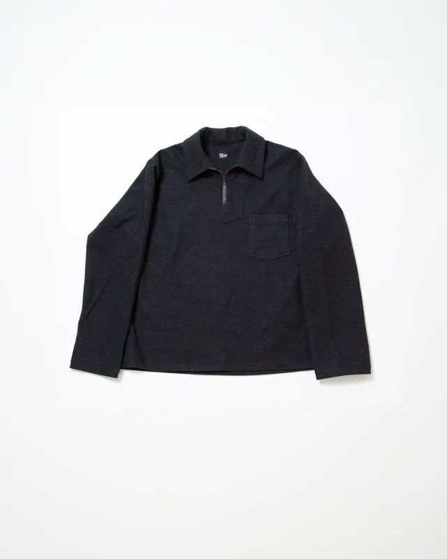CSJ006 - CORONA・HALF ZIP SAILOR JACKET / Top Charcoal sold by The Corona Utility