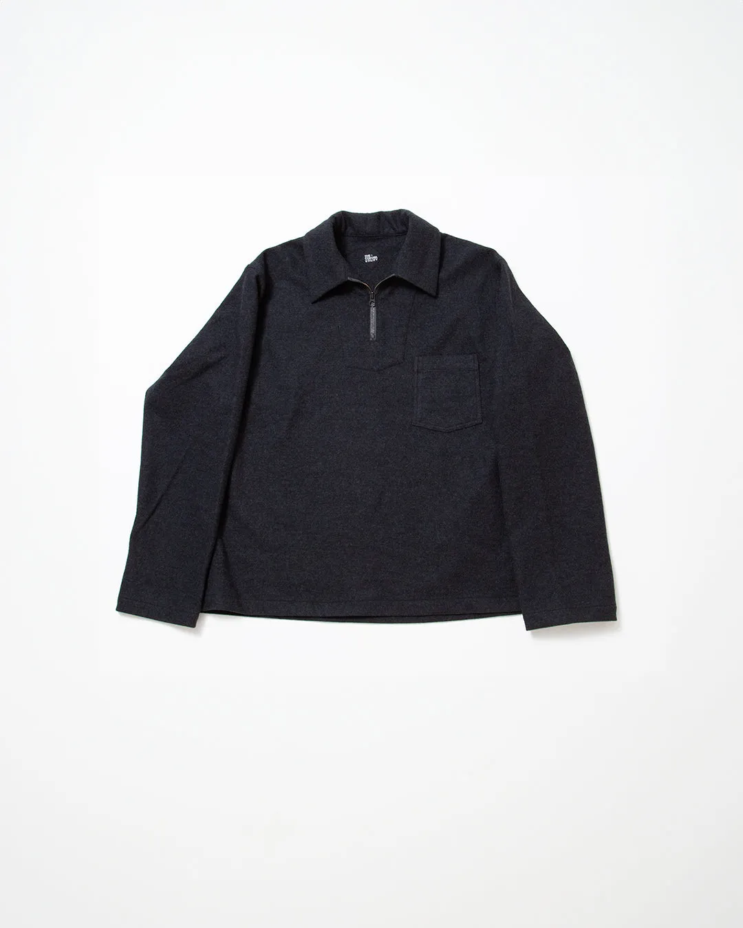 CSJ006 - CORONA・HALF ZIP SAILOR JACKET / Top Charcoal sold by The Corona Utility