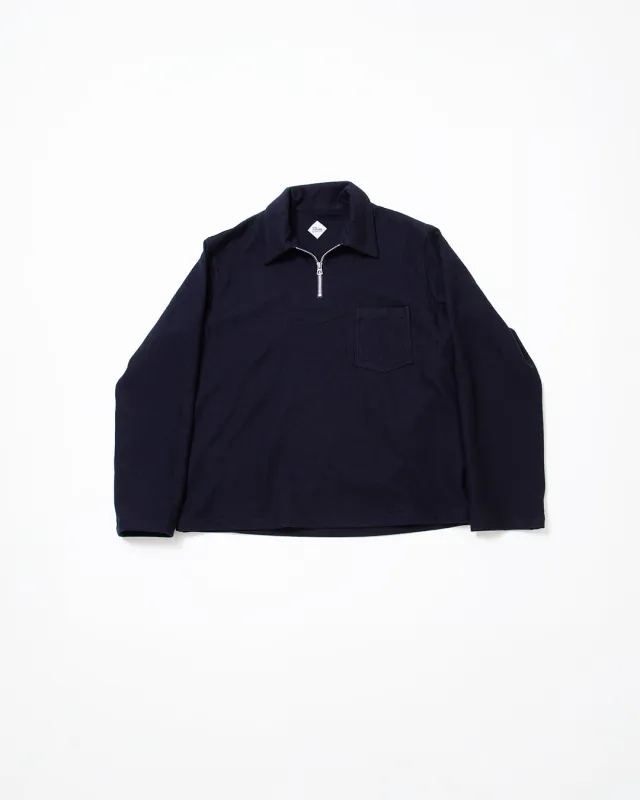CSJ006 - CORONA・HALF ZIP SAILOR JACKET / Navy sold by The Corona Utility