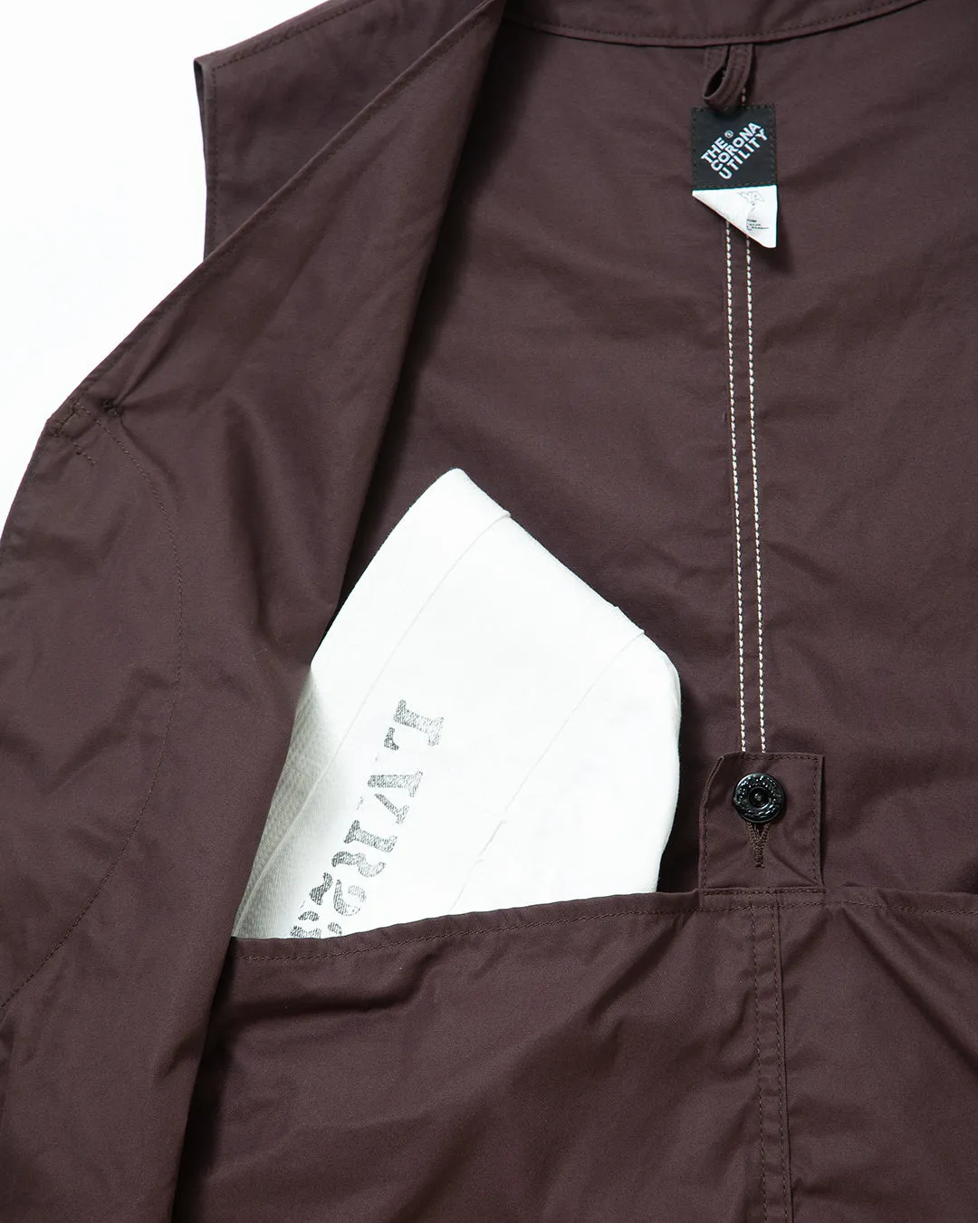 CV002 - CORONA・GAME VEST / Dark Brown sold by The Corona Utility product image thumbnail 4