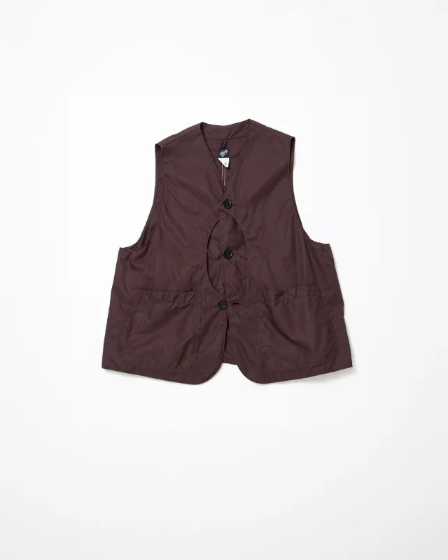 CV002 - CORONA・GAME VEST / Dark Brown made by The Corona Utility