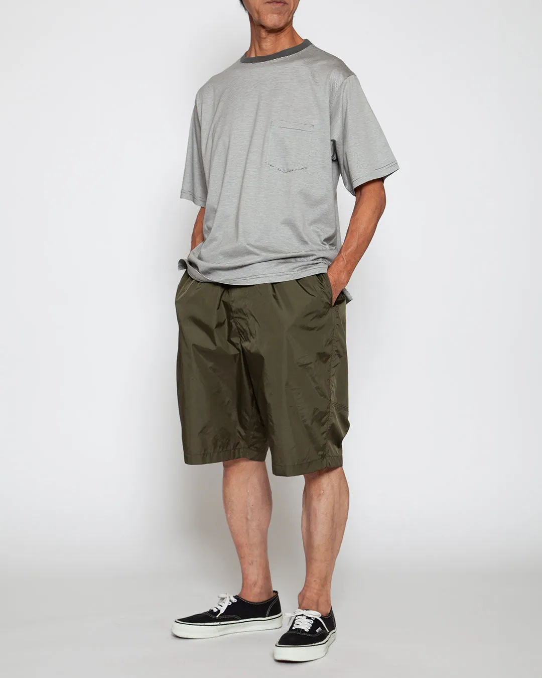 CC010 - BASIC POCKET TEE / OD × White sold by The Corona Utility product image thumbnail 4