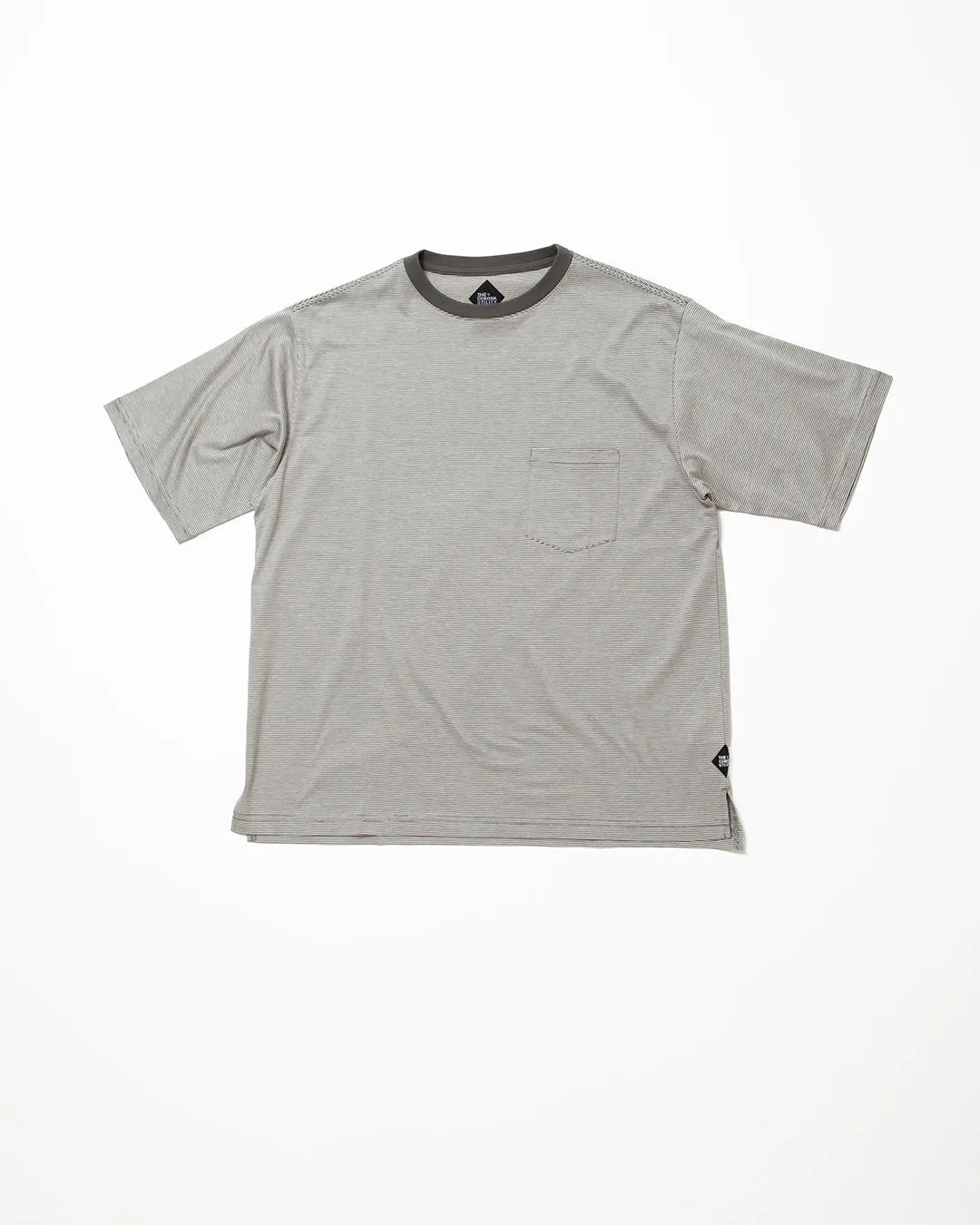 CC010 - BASIC POCKET TEE / OD × White sold by The Corona Utility