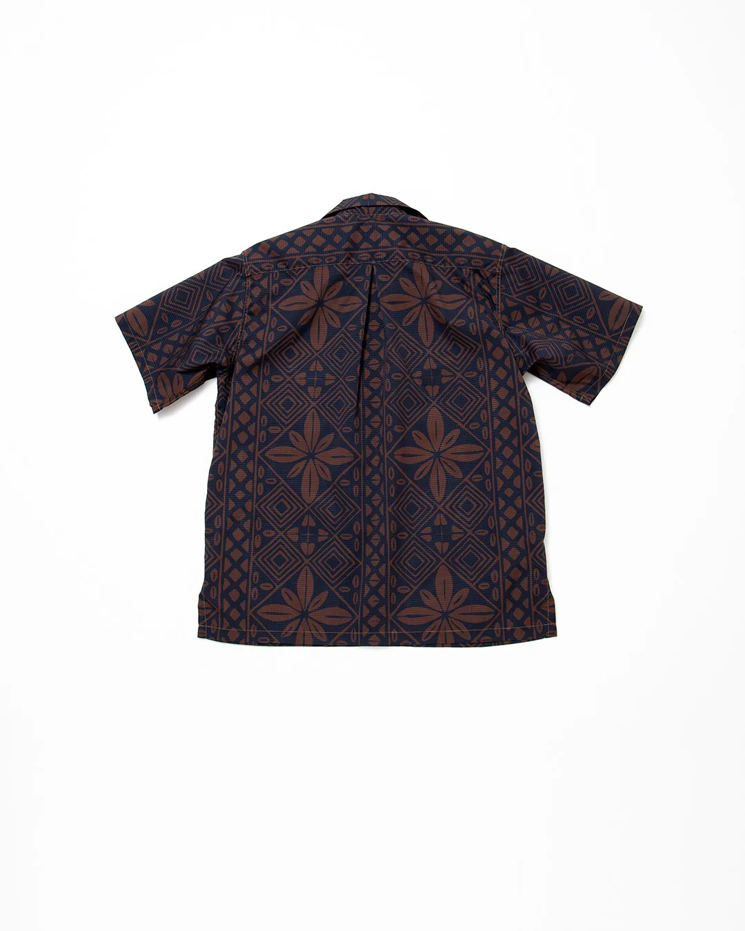 CS097 - FRENCH CAFE SHIRT S/S / Charcoal Grey × Brown sold by The Corona Utility product image thumbnail 2