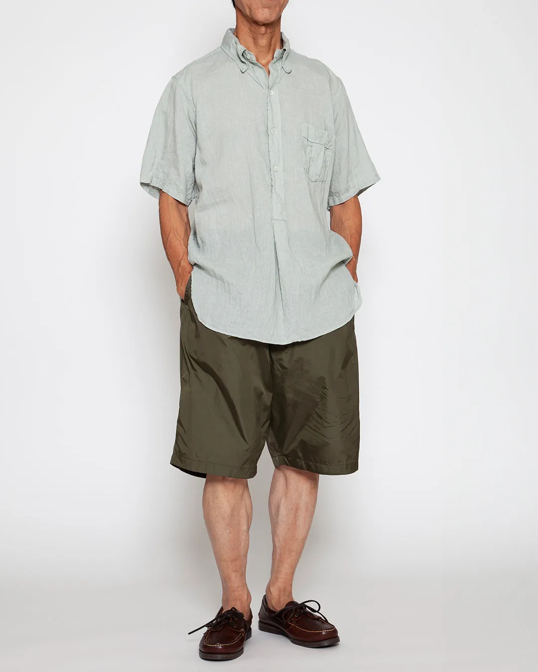 CS005S - W.C.W SHIRT PULLOVER S/S / Mint Grey sold by The Corona Utility product image thumbnail 5