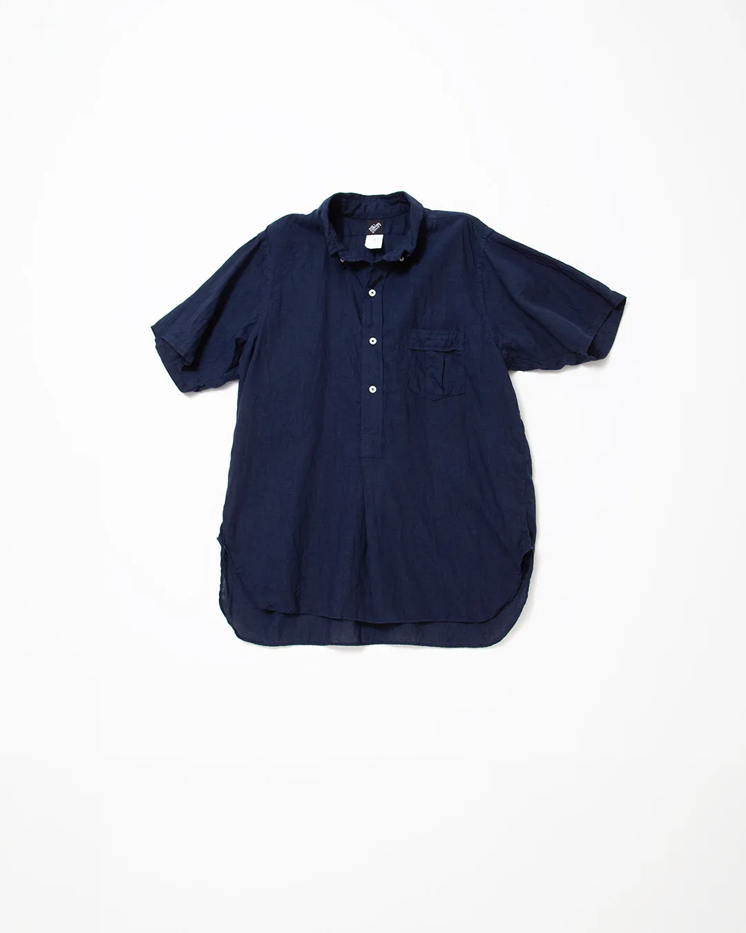 CS005S - W.C.W SHIRT PULLOVER S/S / Navy sold by The Corona Utility