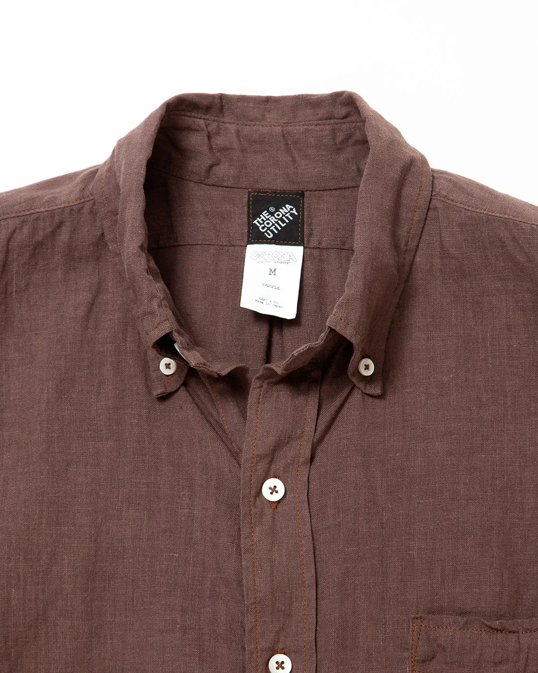 CS005S - W.C.W SHIRT PULLOVER S/S / Brown sold by The Corona Utility product image thumbnail 3