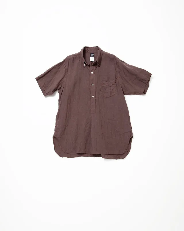 CS005S - W.C.W SHIRT PULLOVER S/S / Brown made by The Corona Utility