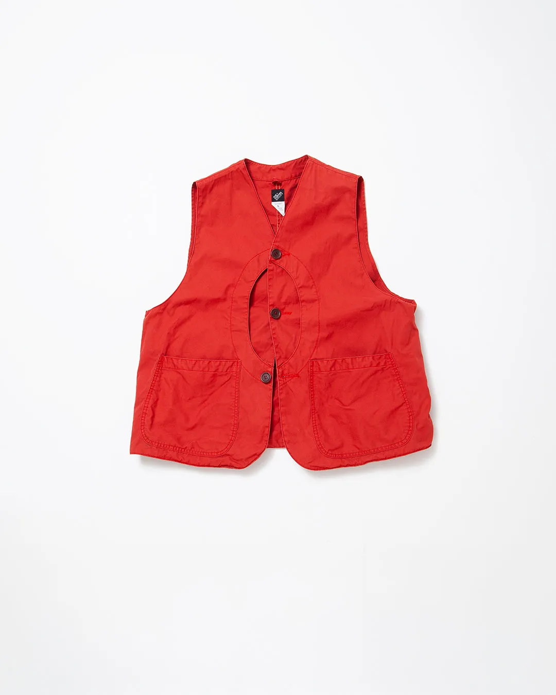 CV002 - CORONA・GAME VEST / Red w/ Bio-wash sold by The Corona Utility