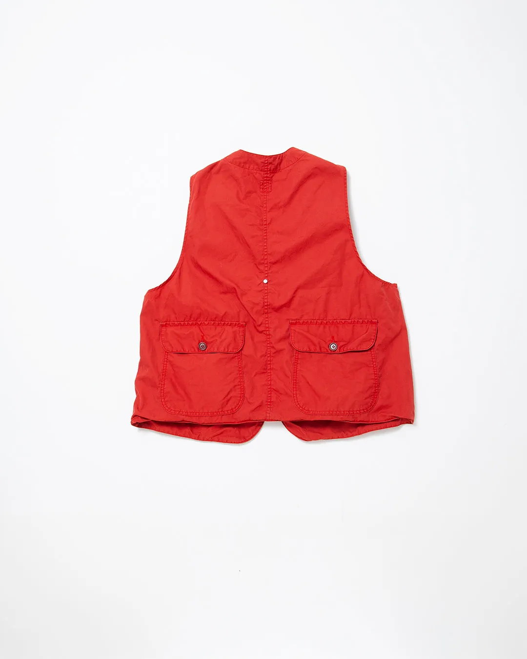 CV002 - CORONA・GAME VEST / Red w/ Bio-wash sold by The Corona Utility product image thumbnail 2