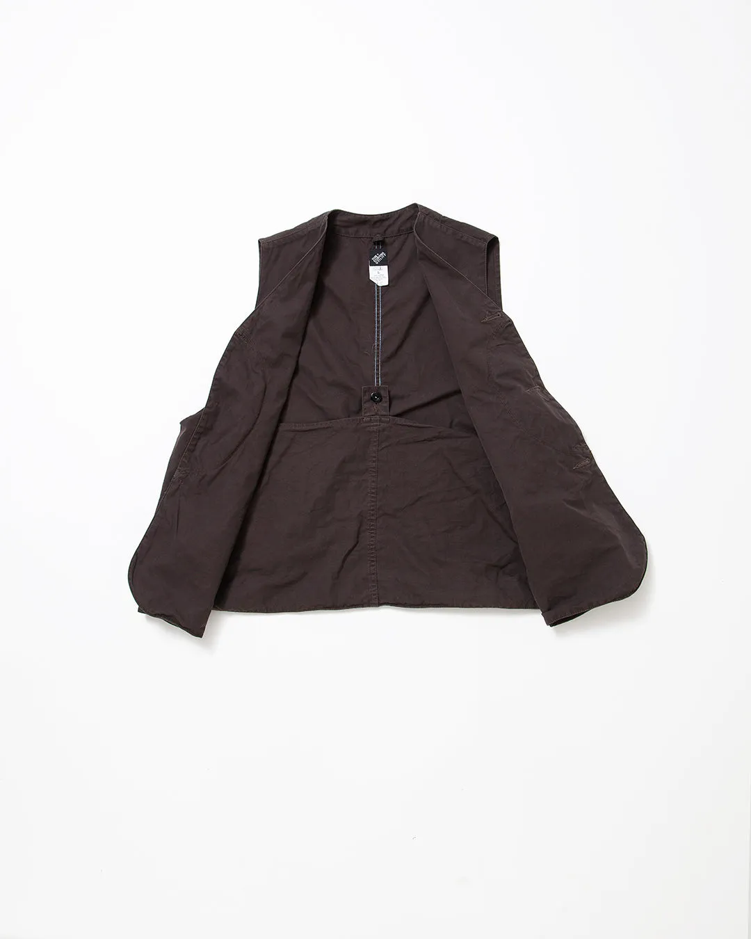 CV002 - CORONA・GAME VEST / Chocolate Brown w/ Bio-wash sold by The Corona Utility product image thumbnail 5