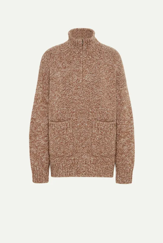 NEVADA chunky cashmere sweater made by Le Kasha