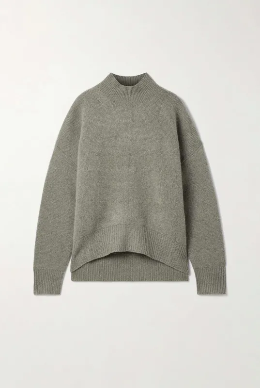 NANTES brushed cashmere sweater made by Le Kasha