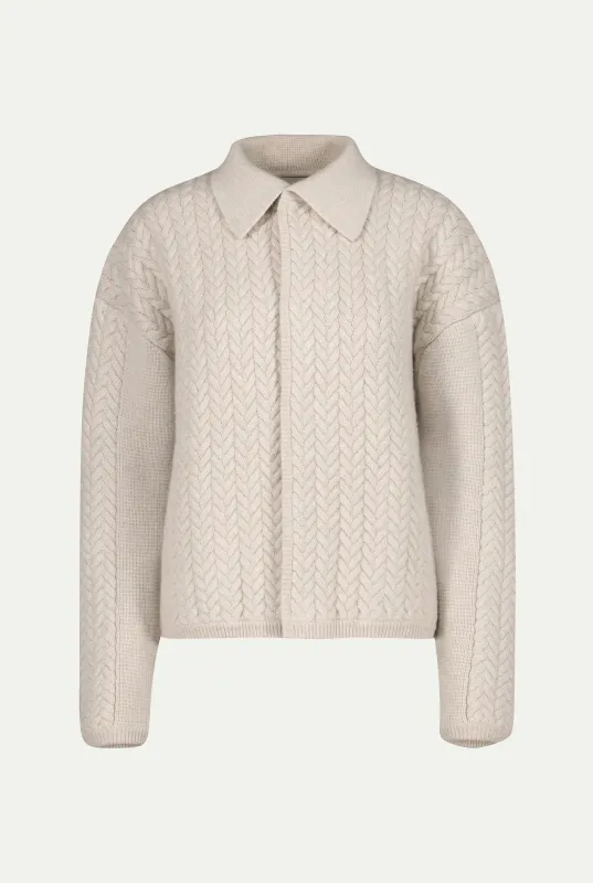 BILBAO cashmere jacket made by Le Kasha