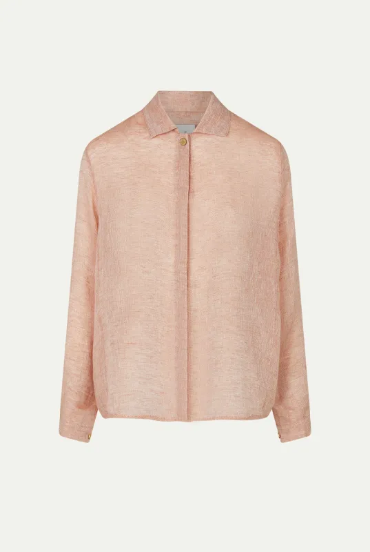 SANBU linen shirt sold by Le Kasha