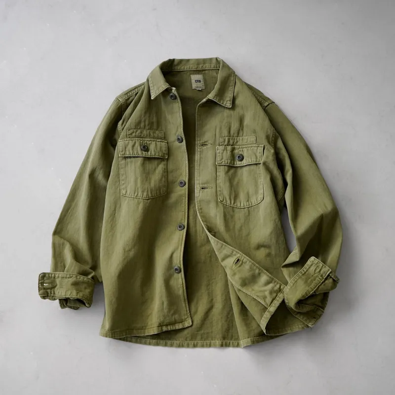 FOB FACTORY / F2461 HBT Fatigue Jacket made by FOB Factory