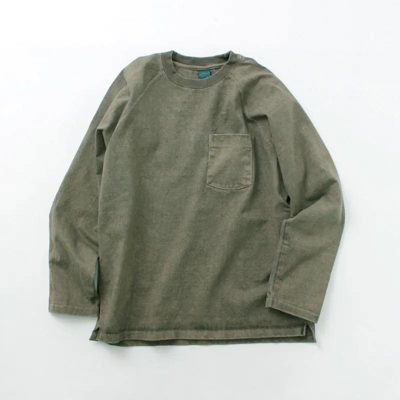 GOOD ON / Heavy Raglan Pocket Long-Sleeve T-Shirt made by Haku Clothing