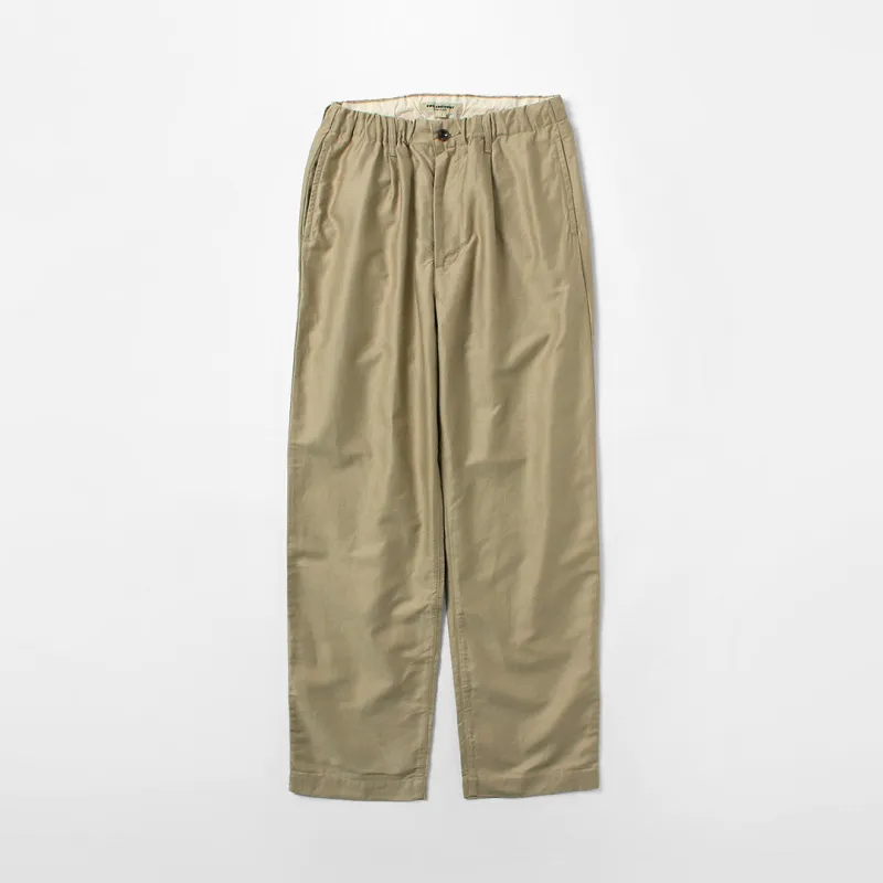 FOB FACTORY / Cotton Linen Moleskin Track Pants made by FOB Factory
