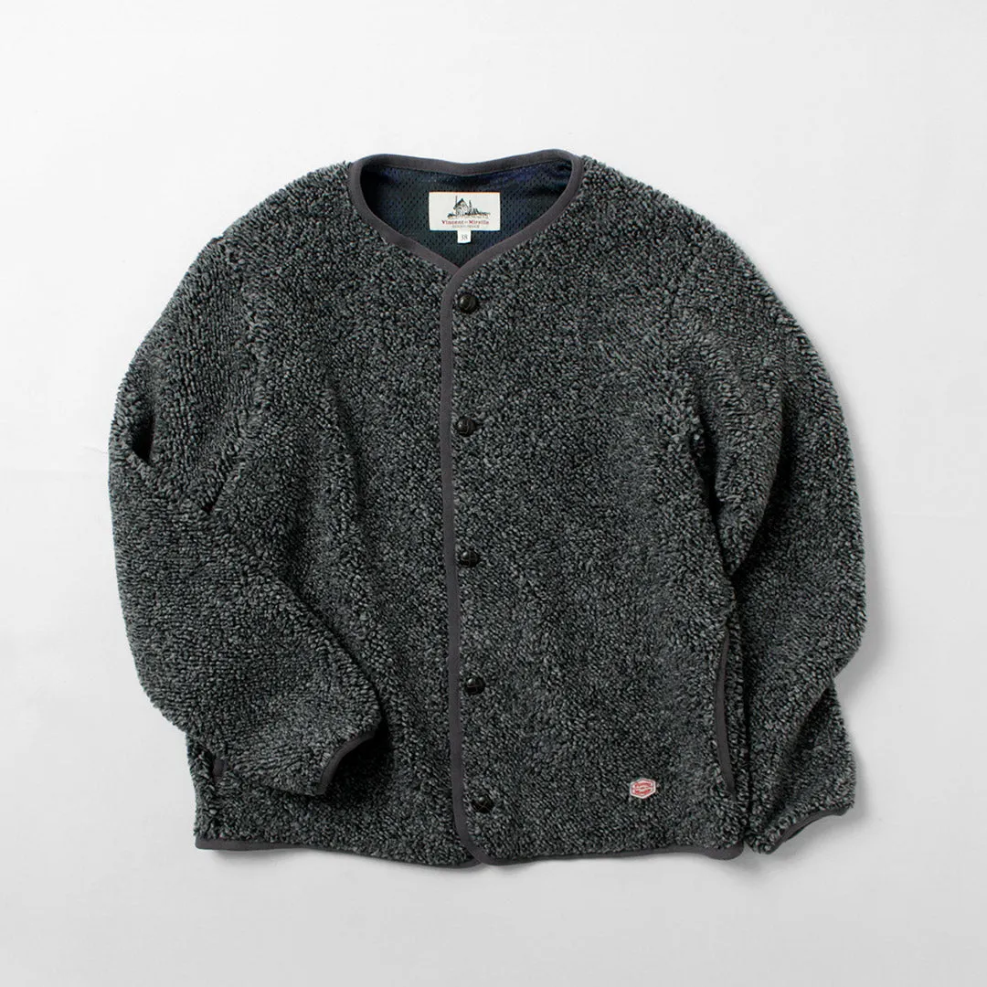 VINCENT ET MIREILLE / Boa Cardigan Plaid sold by Haku Clothing