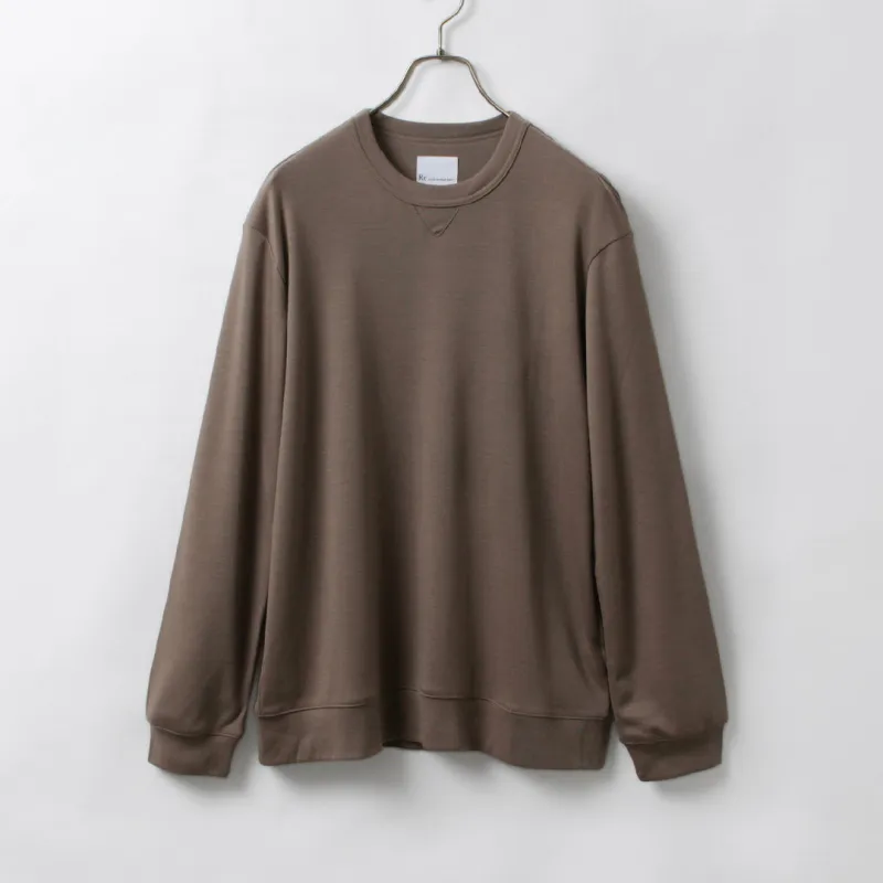 RE MADE IN TOKYO JAPAN / Dress Wool Knit Crew Relaxed Fit made by Haku Clothing