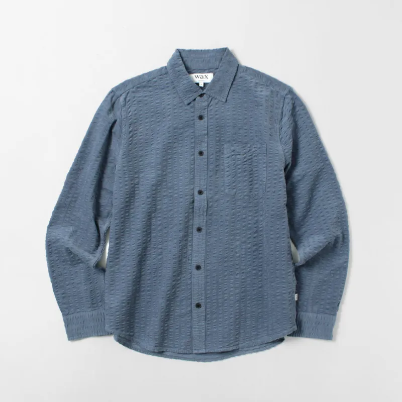 WAX LONDON / Seersucker Corduroy Sherry Shirt made by Haku Clothing
